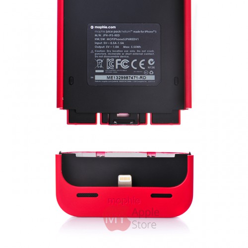 Чехол батарея iPhone 5 / 5S Mophie 1500 mAh красный