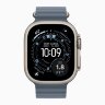 Apple Watch Ultra 3 49mm Titanium Case with Anchor Blue Ocean Band