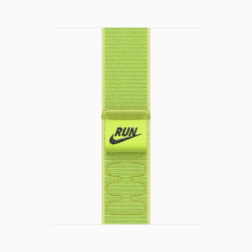Apple Watch Series 11 42mm, Silver Aluminum Case with Nike Sport Loop - Volt Splash