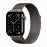 Apple Watch Series 11 42mm,Slate Titanium, Slate Milanese Loop