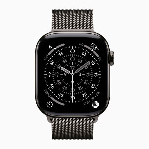 Apple Watch Series 11 42mm,Slate Titanium, Slate Milanese Loop