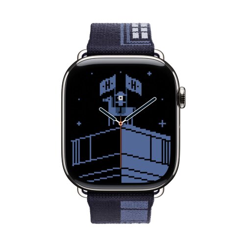 Трикотажный ремешок Faubourg Party 42mm - Bleu Noit (Синий)