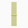 Apple Watch SE 3 40mm, Starlight Aluminum Case with Sport Loop - Neon Yellow