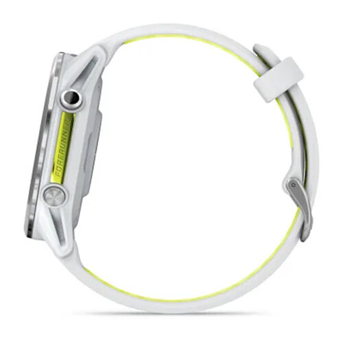 Умные часы Garmin Forerunner 970 Titanium, Whitestone Case, Whitestone/Translucent Amp Yellow Band