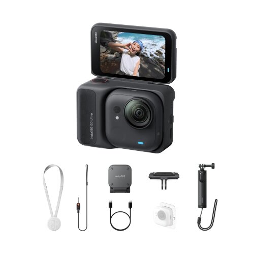 Ультракомпактная экшн-камера Insta360 GO Ultra Black Snap & Shoot Bundle