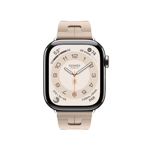 Ремешок Hermes для Apple Watch 42mm Kilim Single Tour - Песочный (Grege)