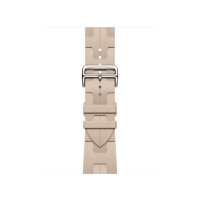 Ремешок Hermes для Apple Watch 42mm Kilim Single Tour - Песочный (Grege)