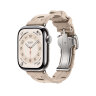 Ремешок Hermes для Apple Watch 42mm Kilim Single Tour - Песочный (Grege)