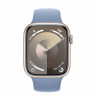 Apple Watch Series 9 45mm, Starlight Aluminum Case with Sport Band - Winter Blue