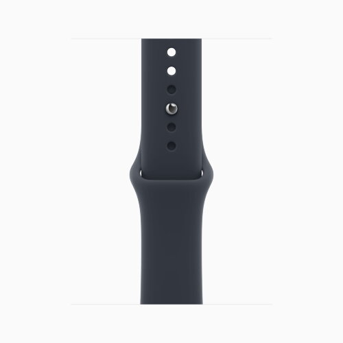 Apple Watch Series 12 42mm, Natural Titanium Case with Sport Band - Navy Blue
