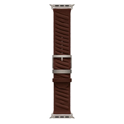 Apple Watch Hermes Ultra 4 49mm, ремешок En Mer бордовый