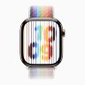 Apple Watch Series 10 42mm, Gold Titanium Case with Sport Loop - Pride Edition