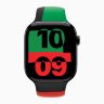 Apple Watch Series 10 42mm, Jet Black Aluminum Case with Sport Band - Black Unity