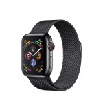 Apple Watch Series 4, 40 мм Cellular + GPS, нержавеющая сталь цвета "черный космос", миланская петля