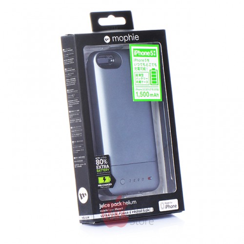 Чехол аккумулятор для iPhone 5 / 5S Mophie 1500 mAh графит