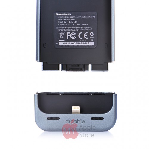 Чехол аккумулятор для iPhone 5 / 5S Mophie 1500 mAh графит