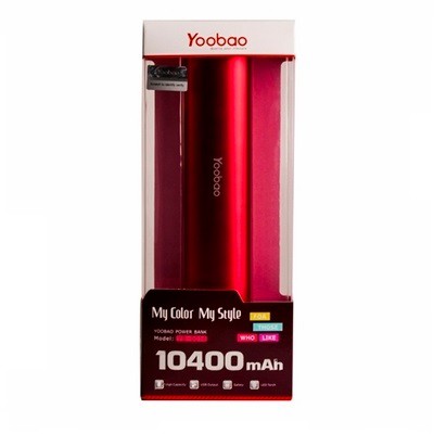 Yoobao magic wand yb-6014 power bank 10400 mah красный - внешнее зарядное устройство