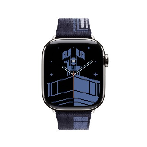Трикотажный ремешок Faubourg Party 46mm - Bleu Noit (Синий)