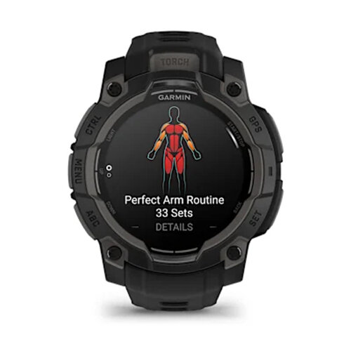 Умные часы Garmin Instinct 3 45mm, AMOLED, Black, Black Band