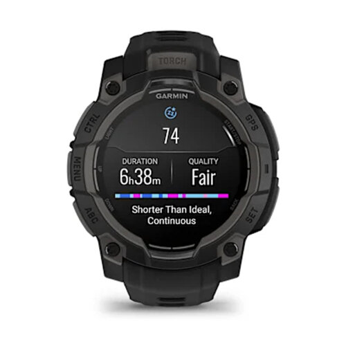 Умные часы Garmin Instinct 3 45mm, AMOLED, Black, Black Band