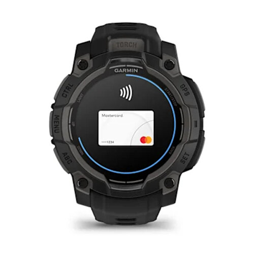 Умные часы Garmin Instinct 3 45mm, AMOLED, Black, Black Band