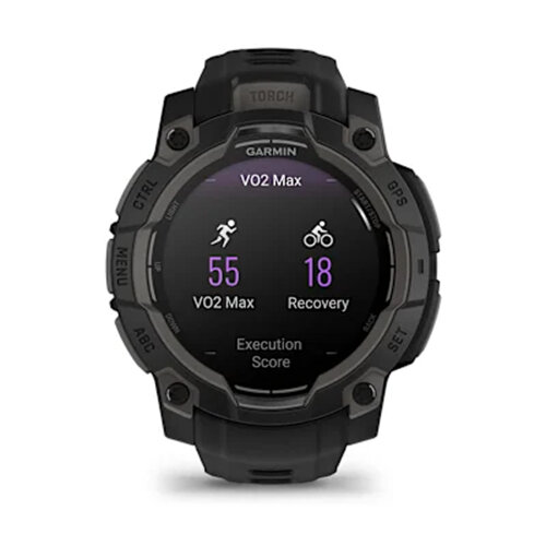 Умные часы Garmin Instinct 3 45mm, AMOLED, Black, Black Band