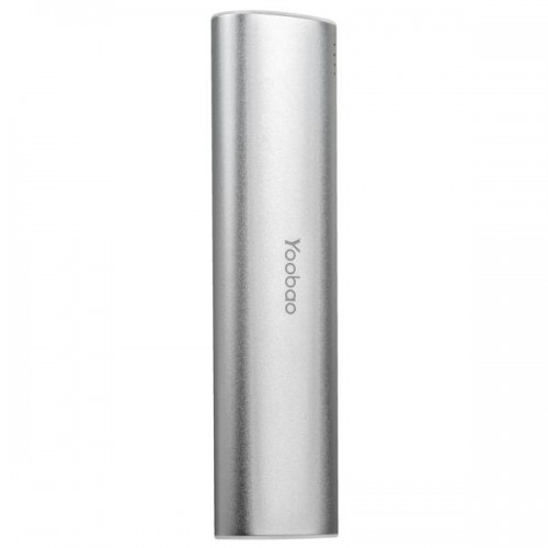 Универсальный внешний аккумулятор Yoobao Magic Wand YB-6014Pro Power Bank 10400 mAh, серебряный