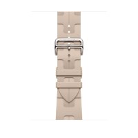 Ремешок Hermes для Apple Watch 46mm Kilim Single Tour - Песочный (Grege)
