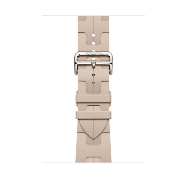 Ремешок Hermes для Apple Watch 46mm Kilim Single Tour - Песочный (Grege)