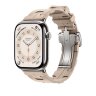 Ремешок Hermes для Apple Watch 46mm Kilim Single Tour - Песочный (Grege)