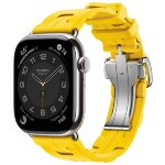Apple Watch Hermes Series 12 46mm, спортивный ремешок Kilim желтый