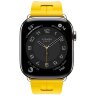 Apple Watch Hermes Series 12 46mm, спортивный ремешок Kilim желтый