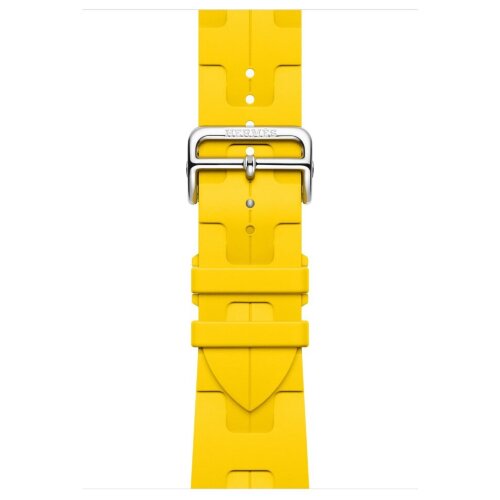 Apple Watch Hermes Series 12 46mm, спортивный ремешок Kilim желтый