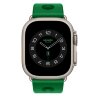 Apple Watch Hermès Ultra 4 49mm Natural Titanium, ремешок Scub’H Diving ярко-зеленый (Vert Vertigo)