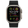 Apple Watch Ultra 3 49mm Titanium Case with  Hermes Single Tour Deployment Noir