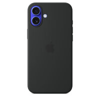 Силиконовый чехол для iPhone 16 Plus с MagSafe - Black (Черный)