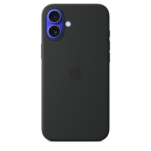 Силиконовый чехол для iPhone 16 Plus с MagSafe - Black (Черный)