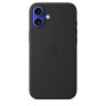 Силиконовый чехол для iPhone 16 Plus с MagSafe - Black (Черный)