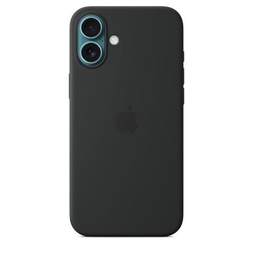 Силиконовый чехол для iPhone 16 Plus с MagSafe - Black (Черный)