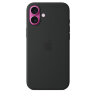 Силиконовый чехол для iPhone 16 Plus с MagSafe - Black (Черный)