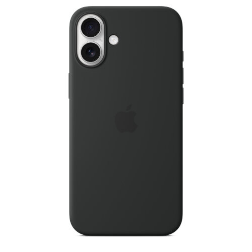 Силиконовый чехол для iPhone 16 Plus с MagSafe - Black (Черный)