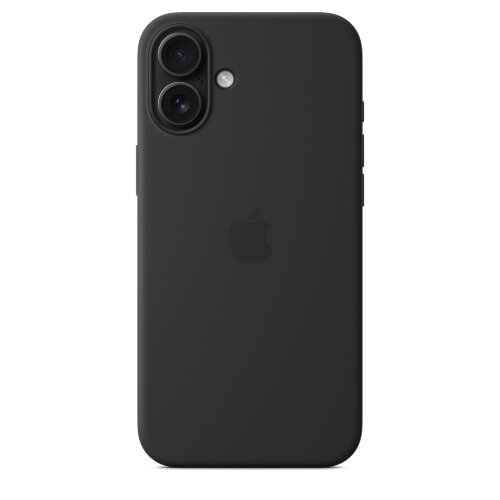 Силиконовый чехол для iPhone 16 Plus с MagSafe - Black (Черный)