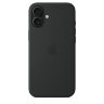 Силиконовый чехол для iPhone 16 Plus с MagSafe - Black (Черный)