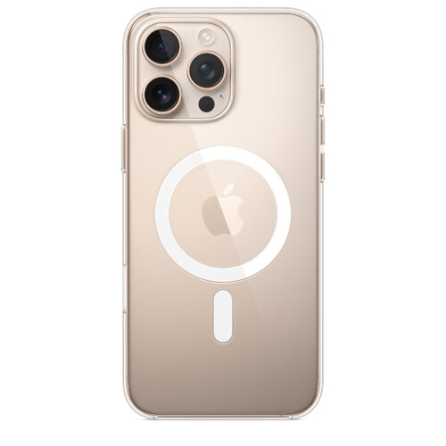 Прозрачный чехол для iPhone 16 Pro Мах с MagSafe