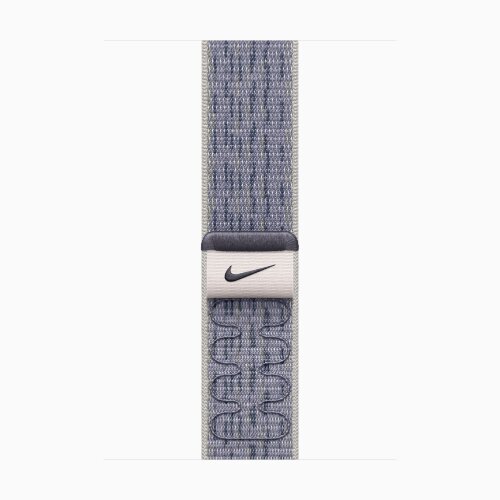 Спортивный браслет для Apple Watch 46mm Nike Sport Loop - Серый/Голубой (Grey/Blue)