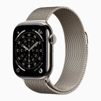 Apple Watch Series 11 42mm, Natural Titanium, Natural Milanese Loop