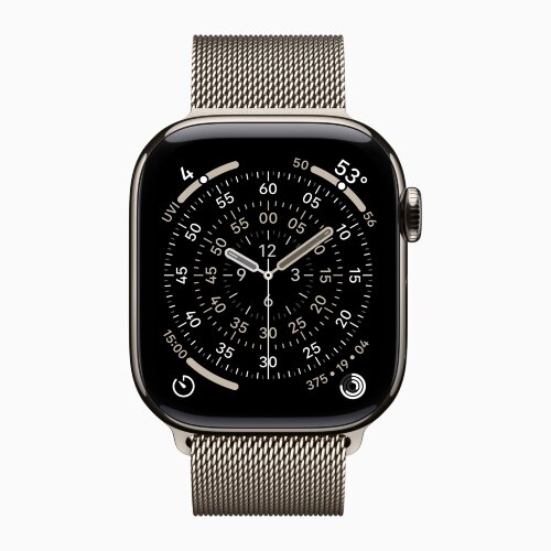 Apple Watch Series 11 42mm, Natural Titanium, Natural Milanese Loop