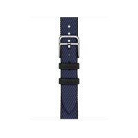 Тонкий ремешок Twill Jump Attelage Single Tour 42mm - Navy/Noir (Синий)