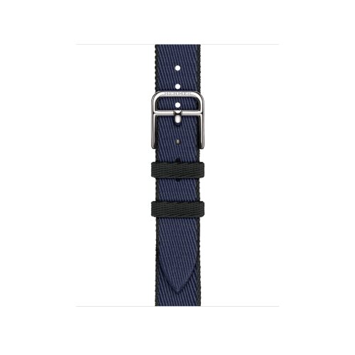Тонкий ремешок Twill Jump Attelage Single Tour 42mm - Navy/Noir (Синий)