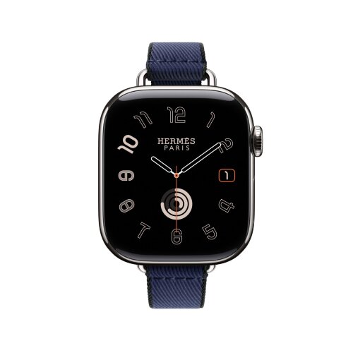 Тонкий ремешок Twill Jump Attelage Single Tour 42mm - Navy/Noir (Синий)